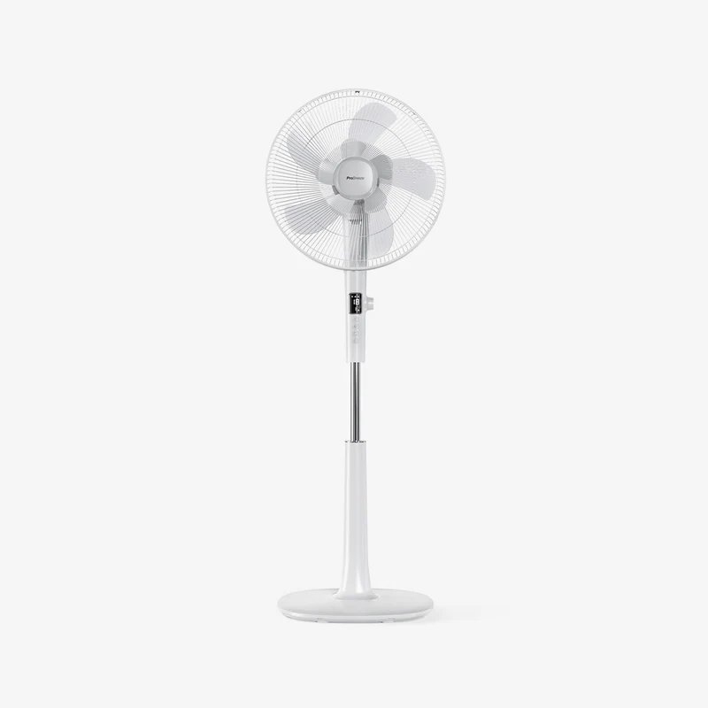 41 cm Pedestal Fan - Low Energy DC Motor, 3 Operating Modes & Remote Control - White
