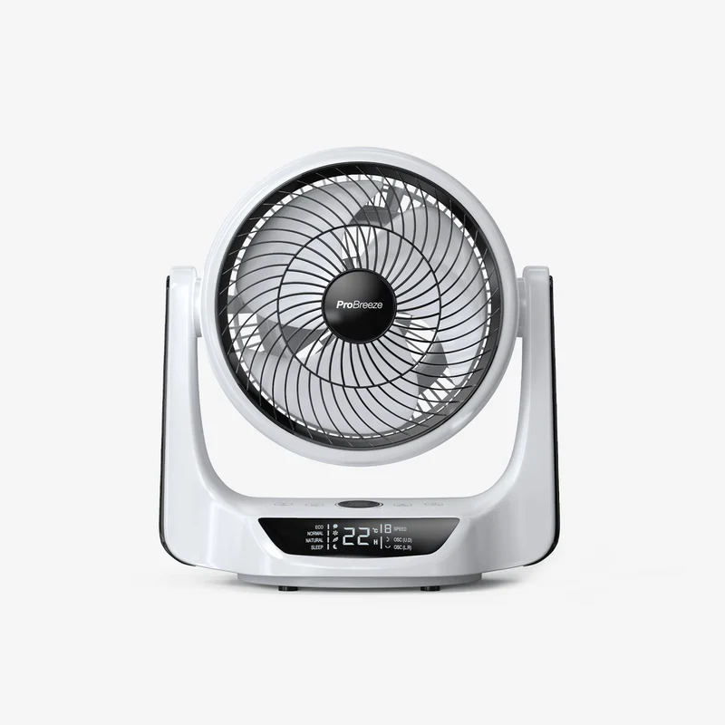 25 cm DC Air Circulator Fan with Automatic Oscillation & Remote Control