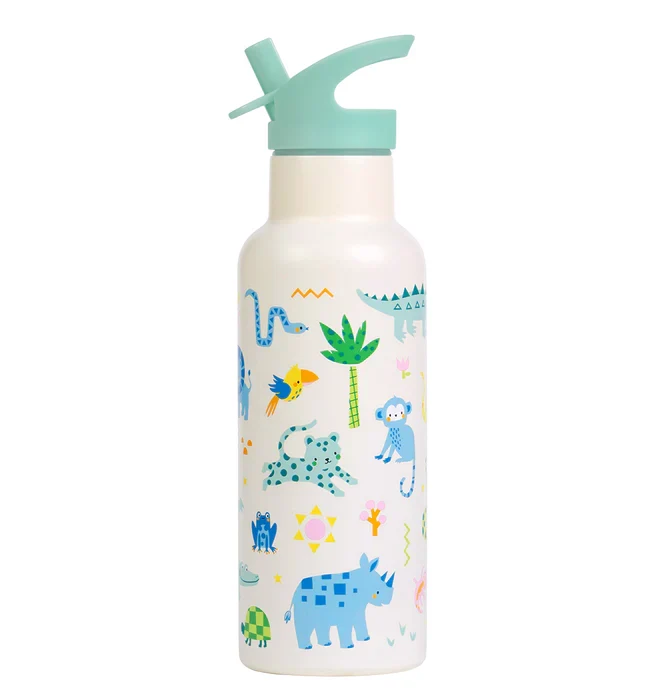 A Little Lovely Company RVS Drinkfles 500ml | Jungle