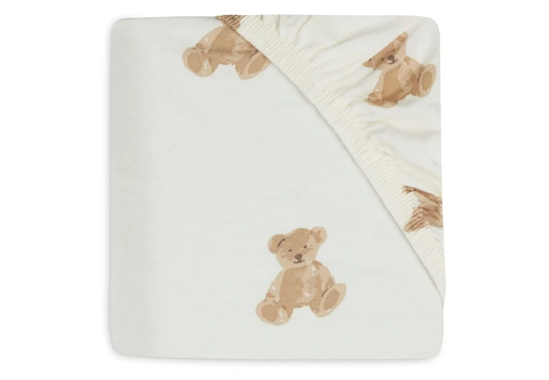 Jollein Hoeslaken Ledikant Teddy Bear 60X120Cm