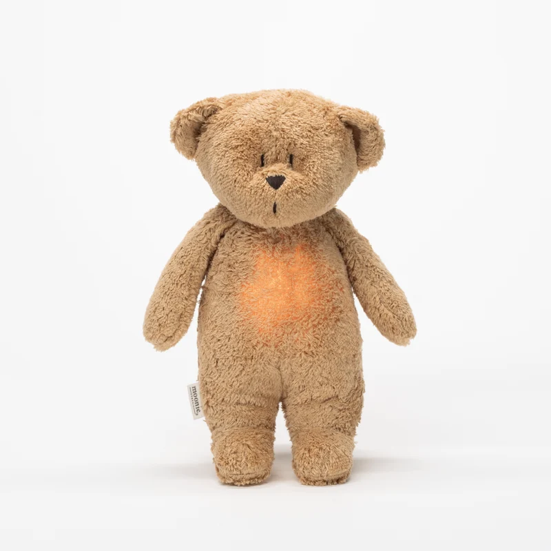Knuffel The Humming Bear Licht + Geluid 2.0 Cappuccino Natur