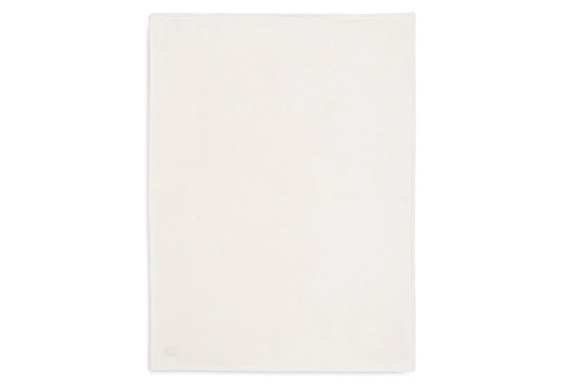 Jollein Wiegdeken Basic Knit Ivory/Coral Fleece 75X100Cm