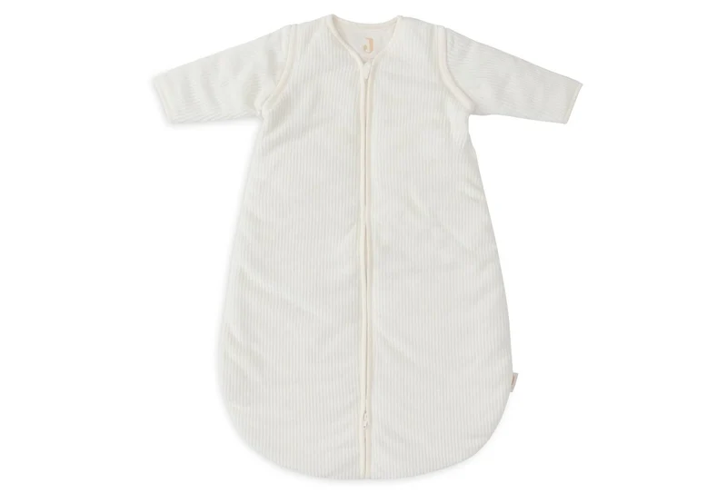 Jollein Slaapzak Baby Met Afritsbare Mouw Rond Rib Ivory