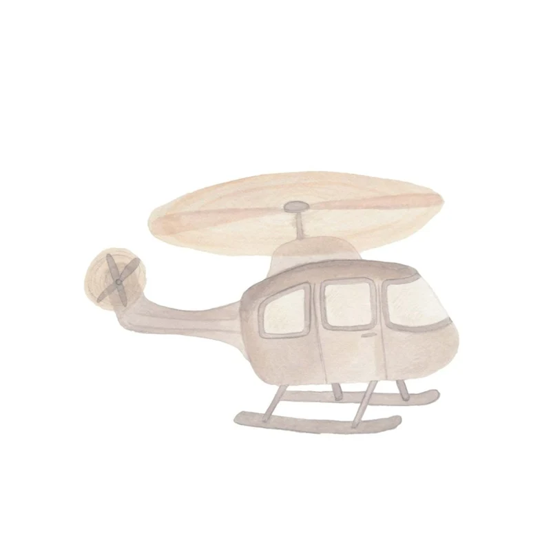 That's Mine Muursticker Helicopter Multi Onesize