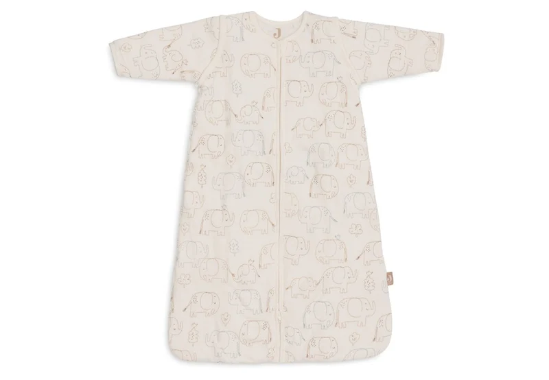 Jollein Slaapzak Baby Met Afritsbare Mouw Elephant Tales 70Cm