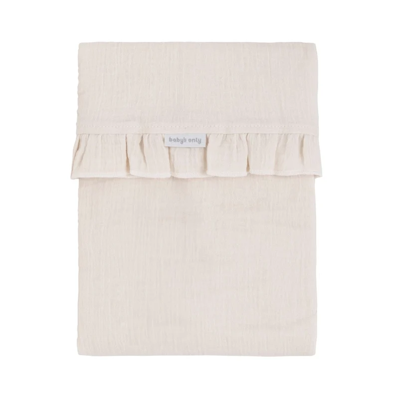 Baby's Only Ledikantlaken Calm Warm Linen Met Ruffel 120X150 Cm