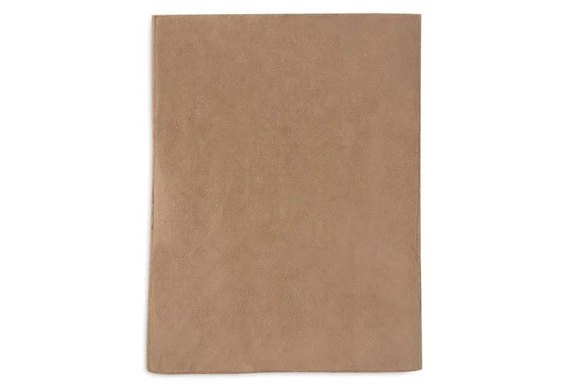 Jollein Ledikantdeken Check Knit Biscuit/Teddy Fleece 100 X 150 Cm