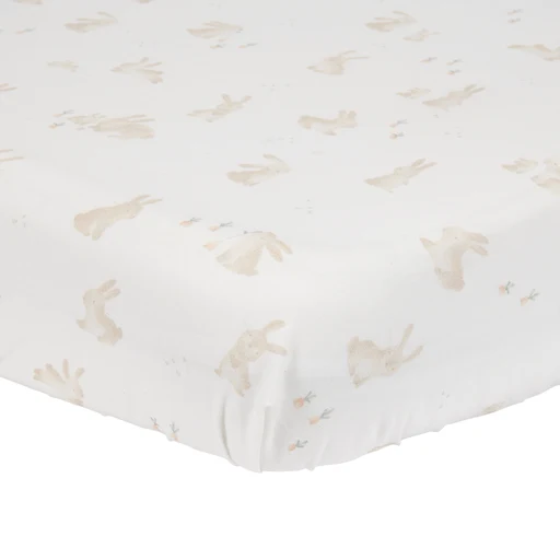 Little Dutch Hoeslaken Ledikant Wit Baby Bunny 70X140/150Cm