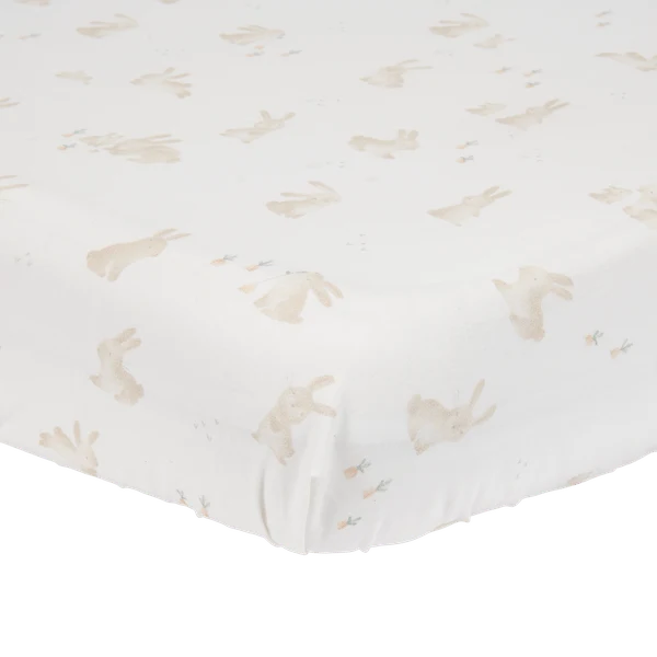 Little Dutch Hoeslaken Wieg 40X80Cm Wit Baby Bunny