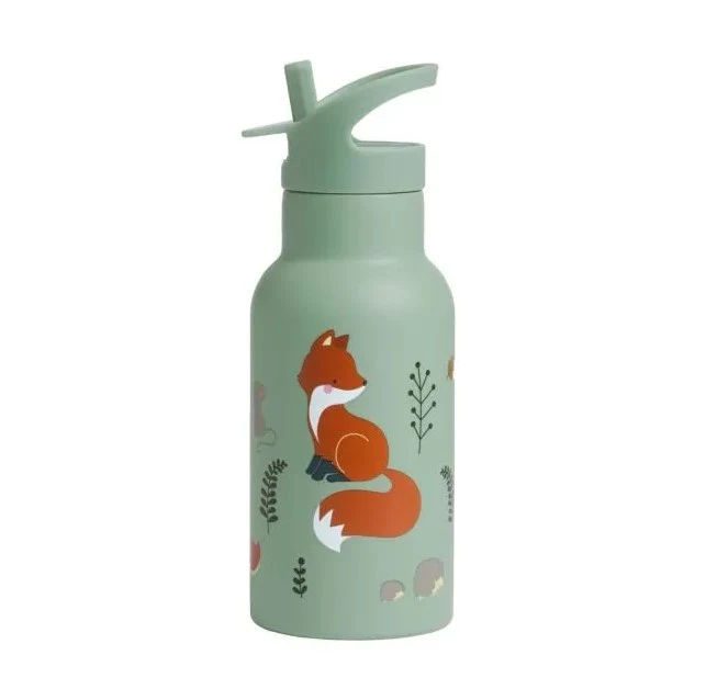 A Little Lovely Company RVS Drinkfles 350ml | Bosvriendjes