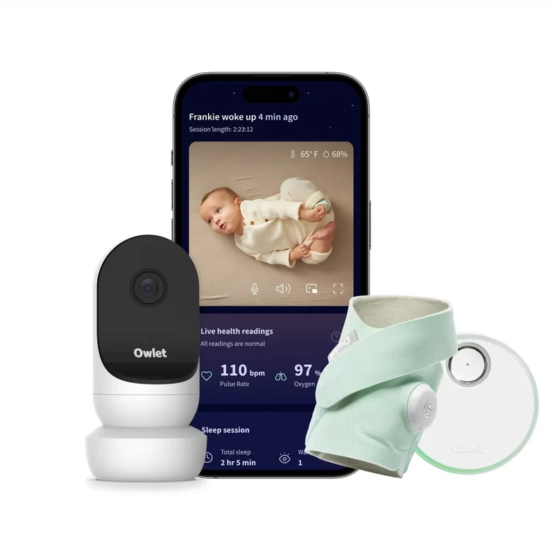 Owlet Babyfoon Dream Sock & Cam 2 Bundel - Mint