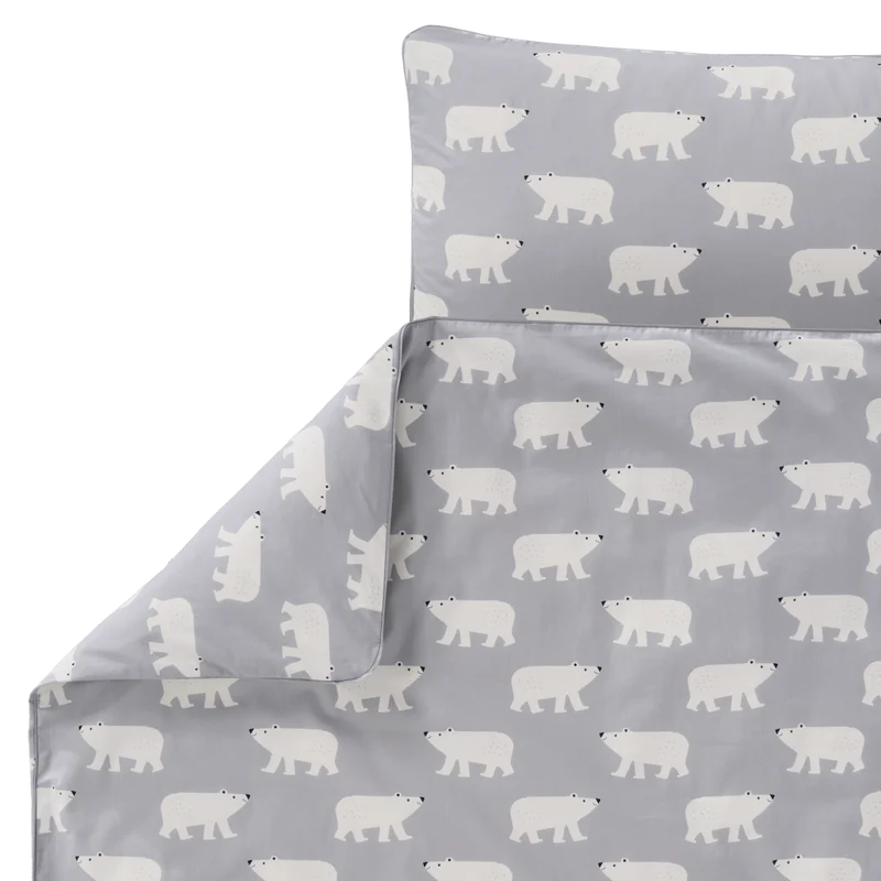 Fresk Dekbedovertrek Polar Bear Geel 140x200cm