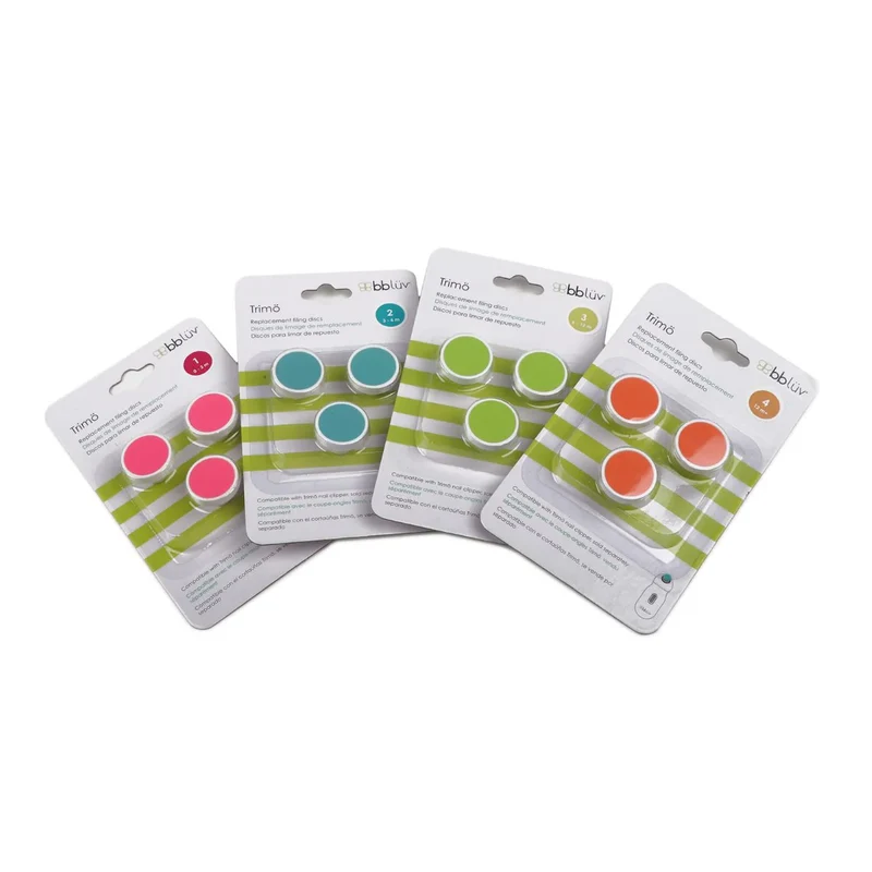 Bblüv - Vervangende Vijltjes Nageltrimmer 6-12m | 3-Pack