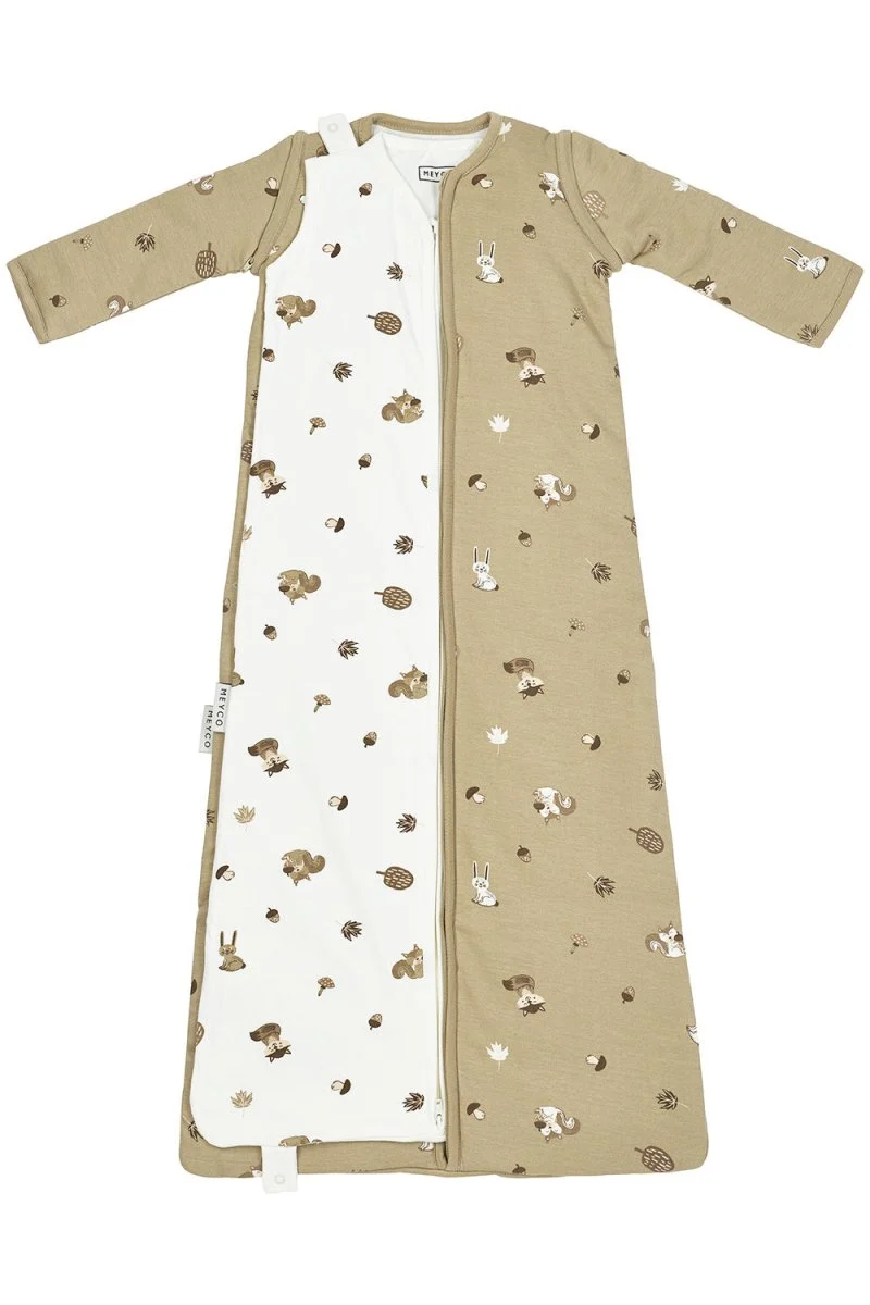 Meyco Slaapzak Baby 4 Seizoenen Sand Forest Animals