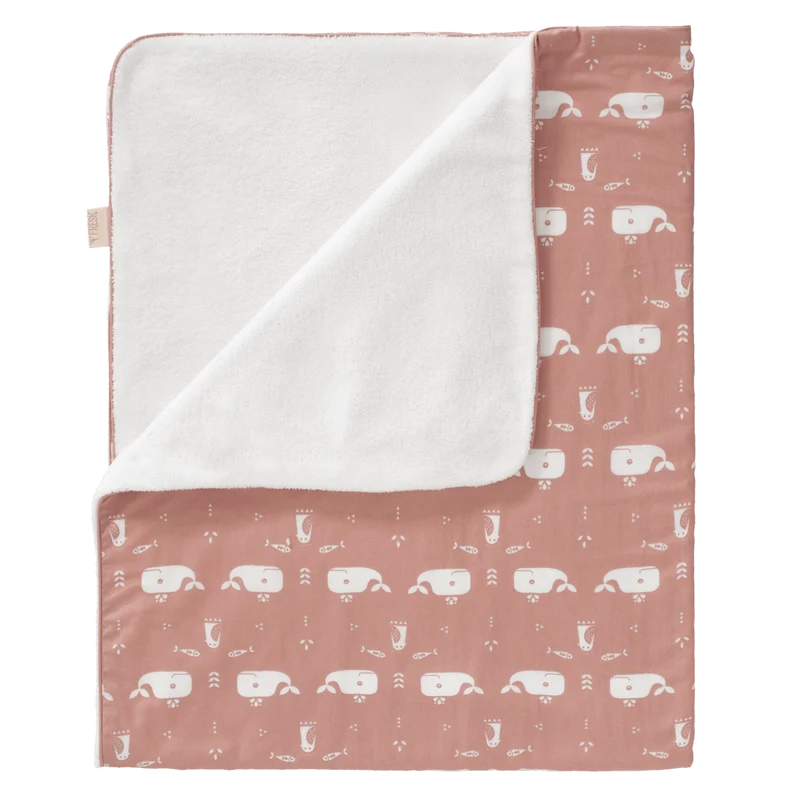 Fresk Wiegdeken Rainbow Mellow Rose 80x100cm