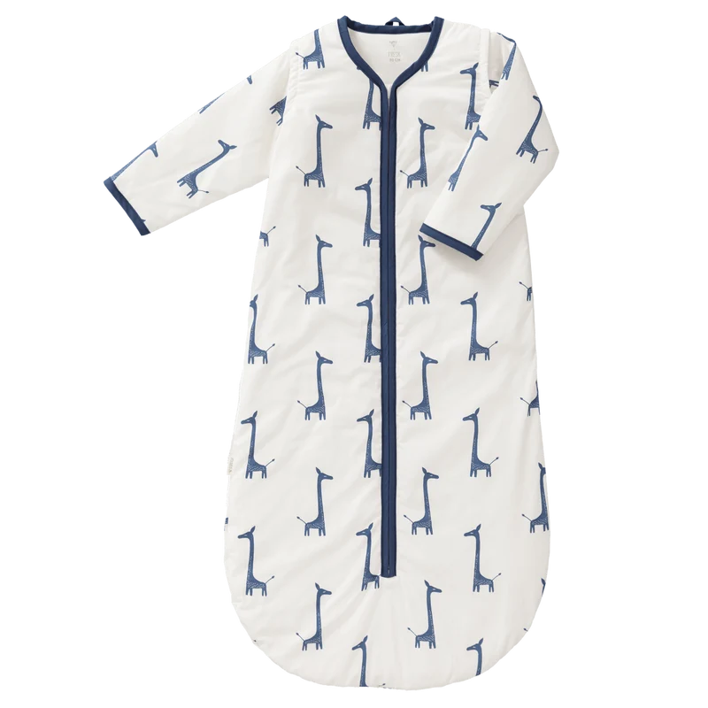 Fresk Slaapzak Baby Winterslaapzak Afristsbare Mouw Giraf Indigo Blue