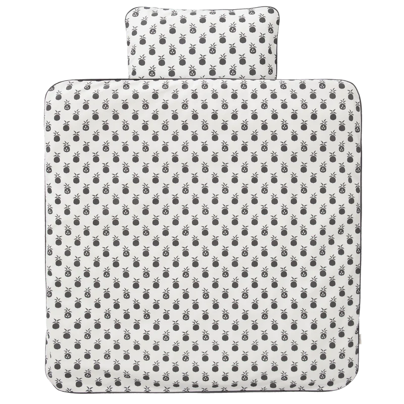 Fresk Dekbedovertrek Pineapple Anthracite 80x80cm