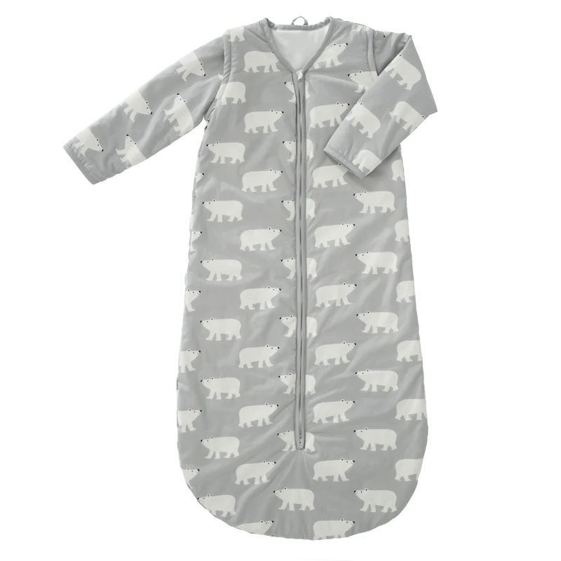 Fresk Slaapzak Baby Winterslaapzak Afristsbare Mouw Polar Bear