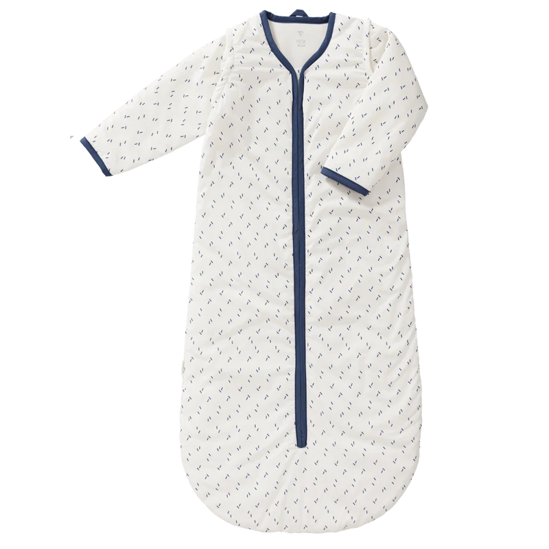 Fresk Slaapzak Baby Winterslaapzak Afristsbare Mouw Diagonals Indigo Blue