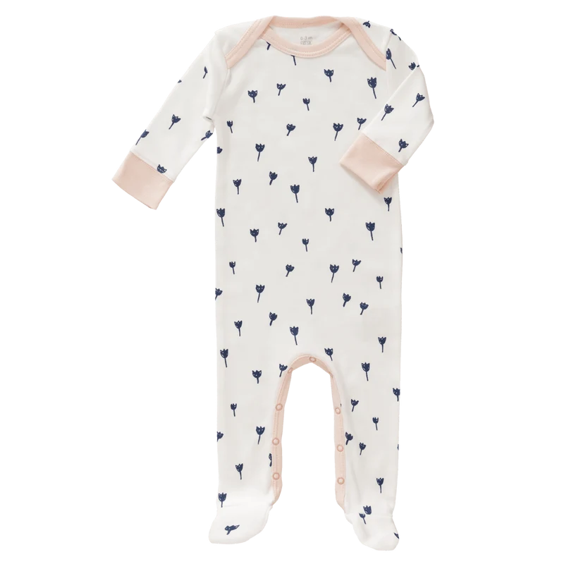 Fresk Baby Pyjama Met Voet Tulip Indigo Blue