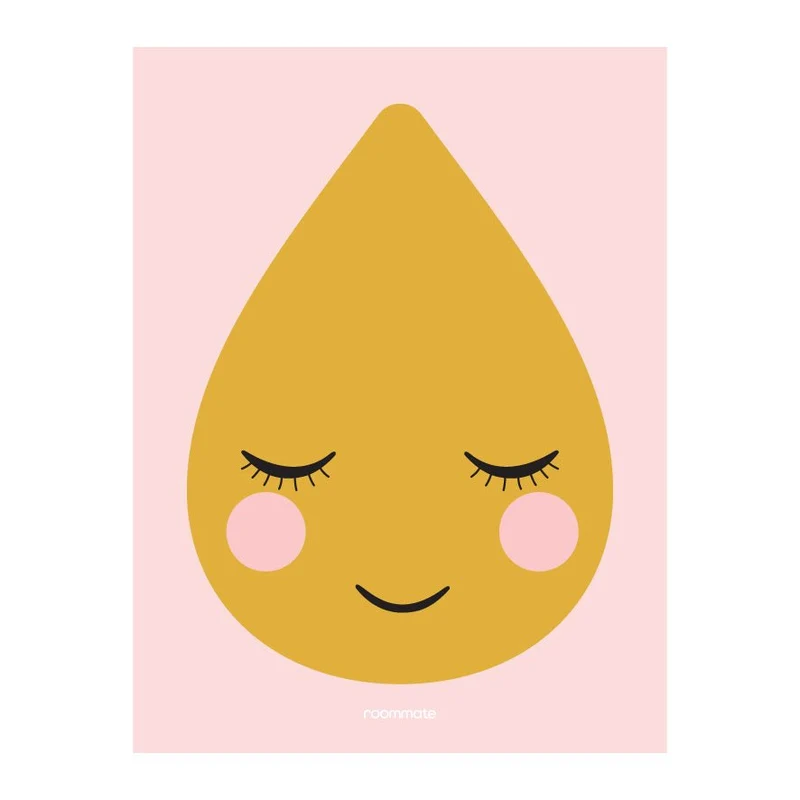 Roommate Wanddecoratie Golden Drop