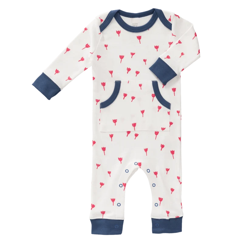 Fresk Baby Pyjama Zonder Voet Tulip Red