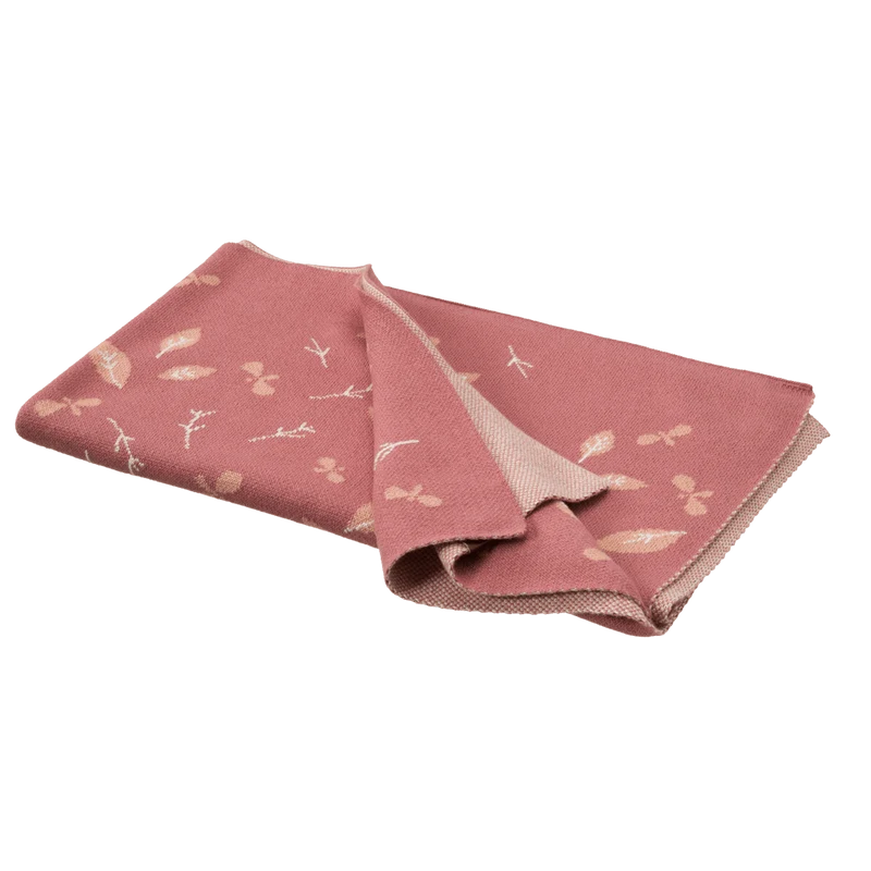 Fresk Wiegdeken Gebreid Forest Rose 80x100cm