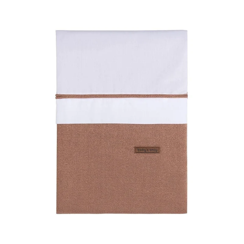 Baby's Only Dekbedovertrek Sparkle Melee Koperhoney 100x135 cm