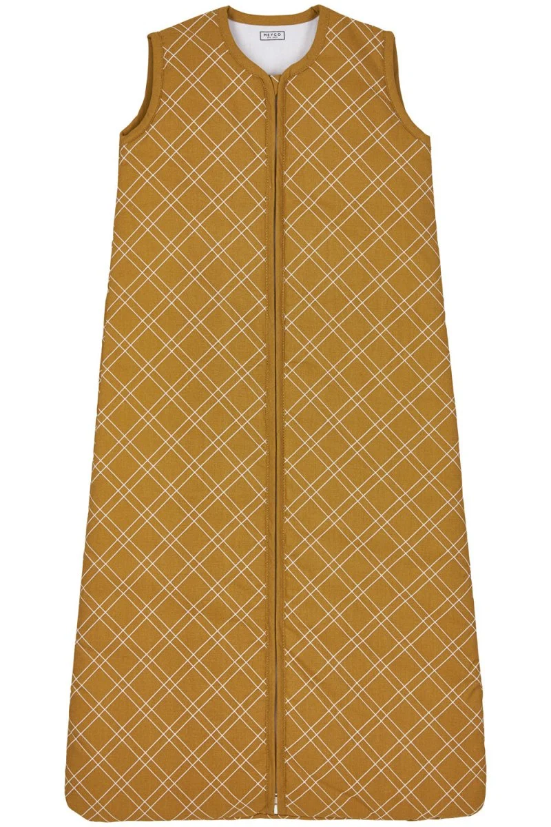 Meyco Slaapzak Baby Double Diamond Honey Gold