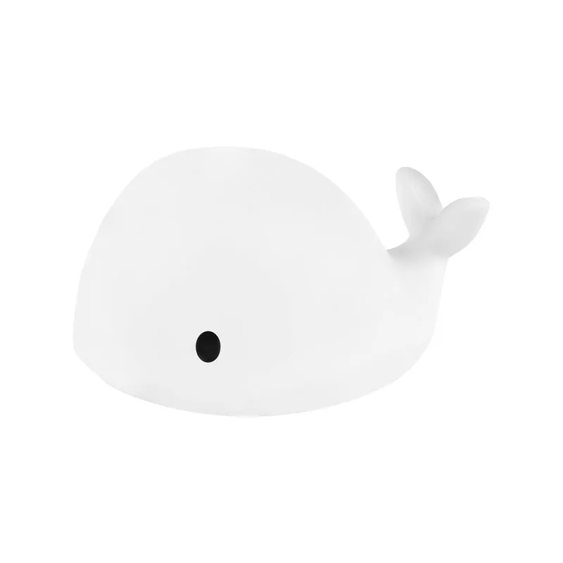 Flow Nachtlampje Moby 15 cm wit