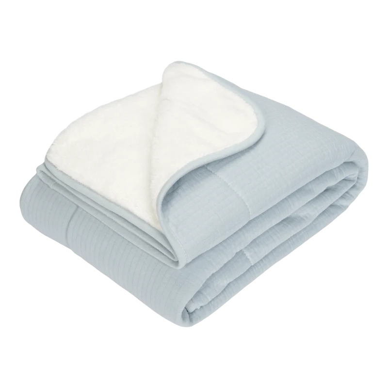 Little Dutch Wiegdeken Pure Soft Blue