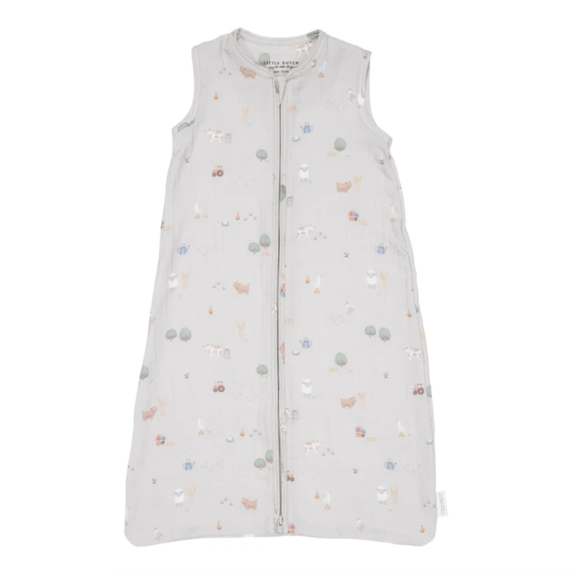 Little Dutch Slaapzak Baby Zomer Hydrofiel Little Farm