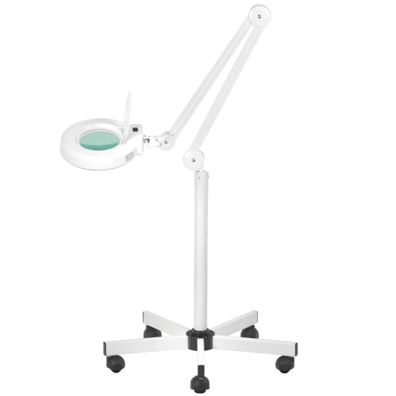 S5 LED Loeplamp met Statief Wit – Professionele Loeplamp voor Manicure, Wimpers en Precisiewerk met Instelbaar Licht