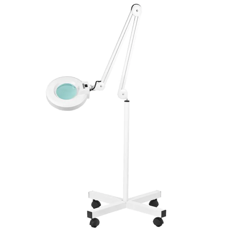 2de kansje Activeshop Loeplamp met Statief en LED Verlichting – 5 DPT – 22W – Wit – Professionele Vergrotingslamp voor Cosmetische Behandelingen