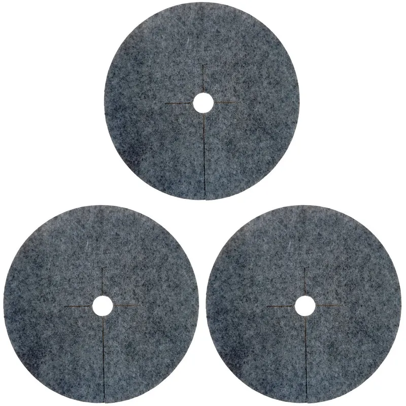 Jeu de disques anti-herbes Bertoni, 3 pièces, 50 cm, gris