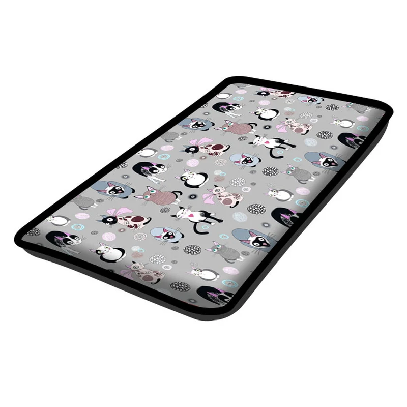 Coussin pour chat pour rebord de fenêtre 25x55cm Bertoni motif CATNIP