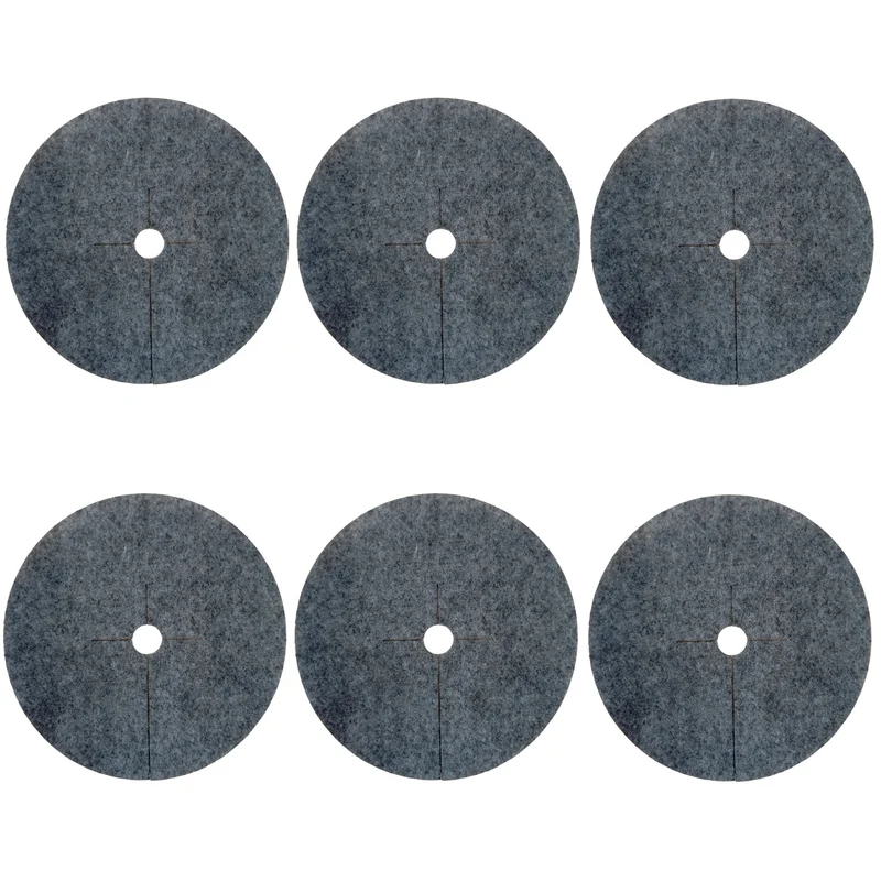 Jeu de disques anti-herbe Bertoni, 6 pièces, 60 cm, gris