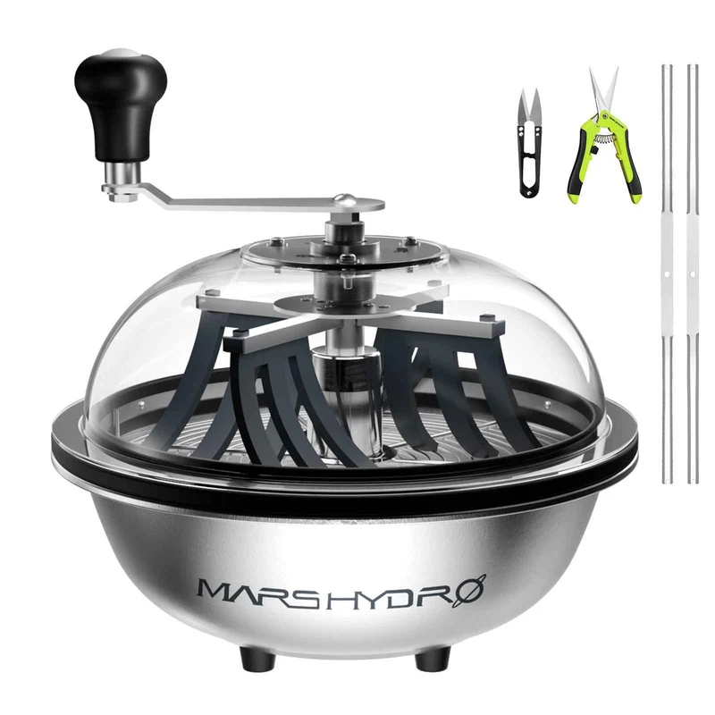 Mars Hydro 13 Inch Komvormige Oogsttrimmer – Nat & Droog Trimmen, Snelle & Nauwkeurige Bladverwijdering