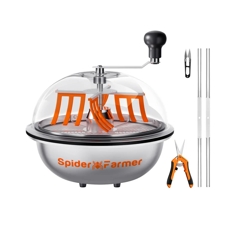 Spider Farmer 13″ Bowl Trimmer Ø33 cm – Handmatige Trimmer voor Nat & Droog Trimmen