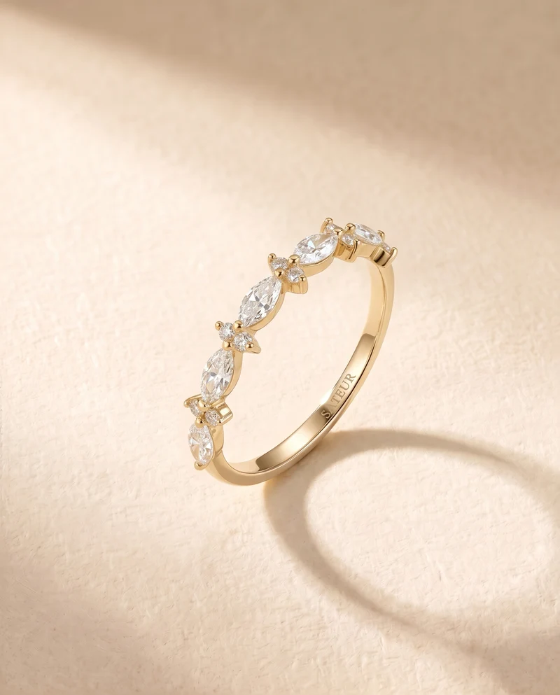 Satéur Vigne Diamond Ring™, 14K Solid Gold