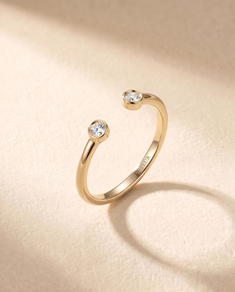 Satéur Passage Diamond Ring™, 10K Solid Gold