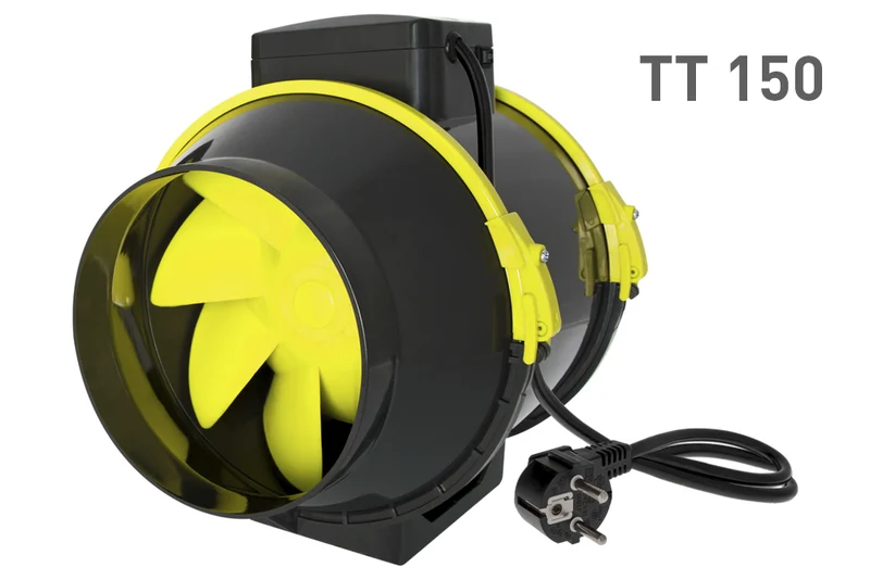 Garden HighPro PROFAN TT 150mm Afzuigventilator – Krachtige Inline Buisventilator voor 120×120 & 150×150 Kweektent met 100% Koperen Motor