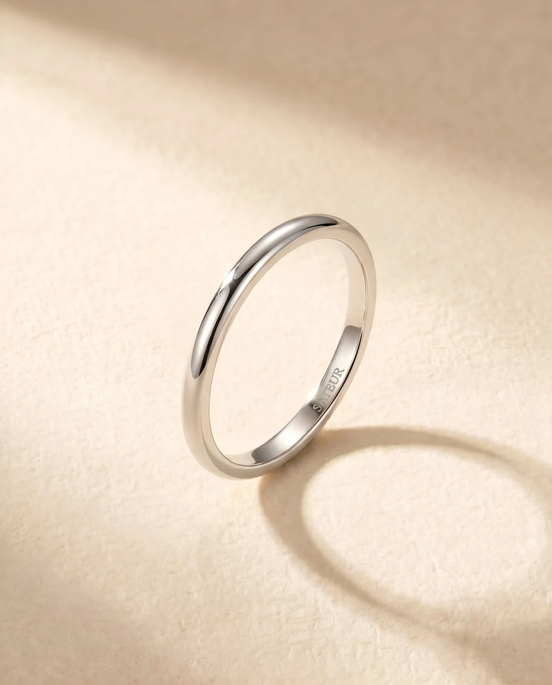 Satéur Empiler 1874 Diamond Ring™, 18K White Gold