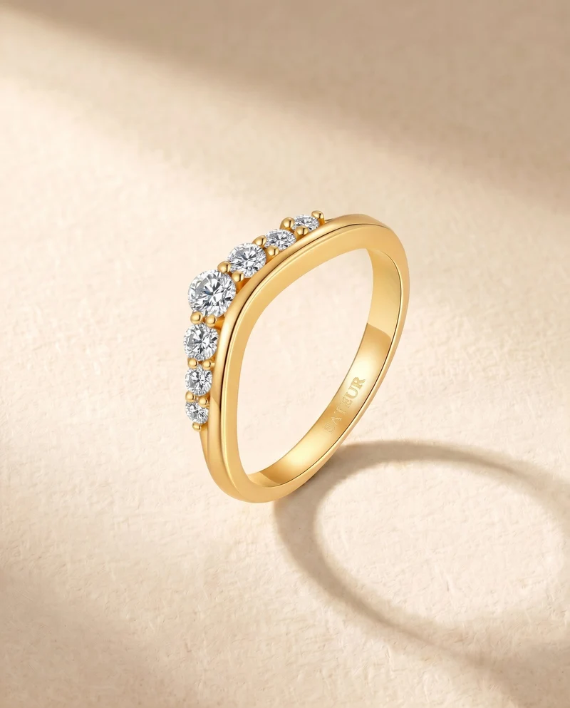 Satéur Couronne d'Or Diamond Ring™, 18K Gold