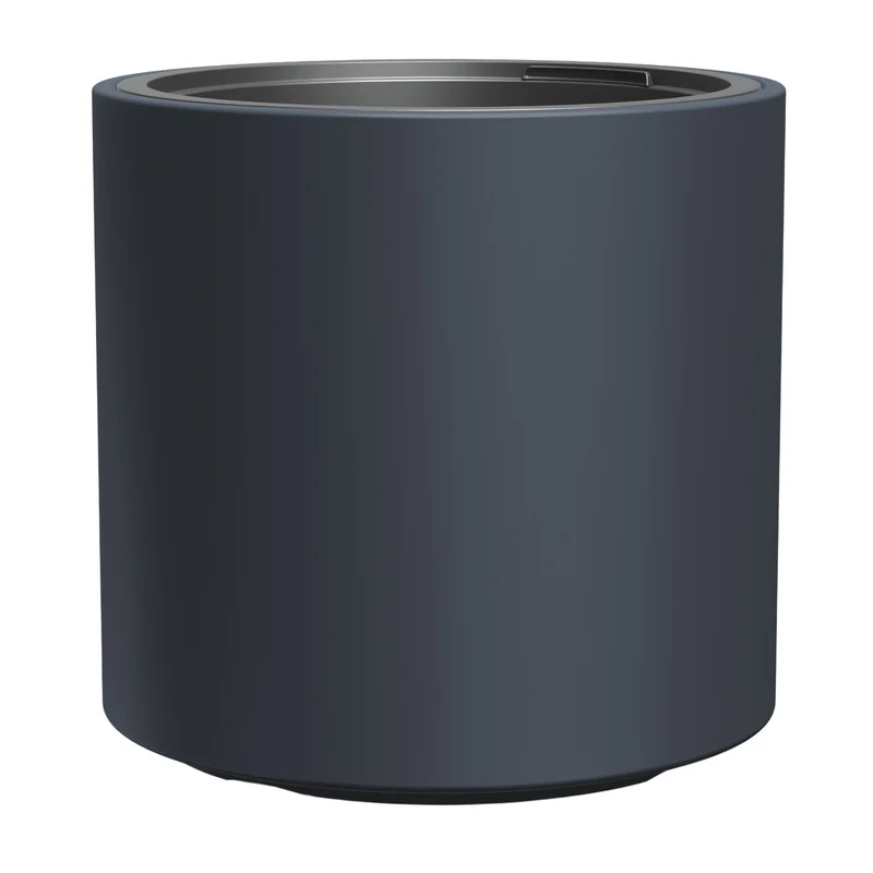 Pot de fleurs Prosperplast, avec insert, hauteur 29cm, anthracite, Heos