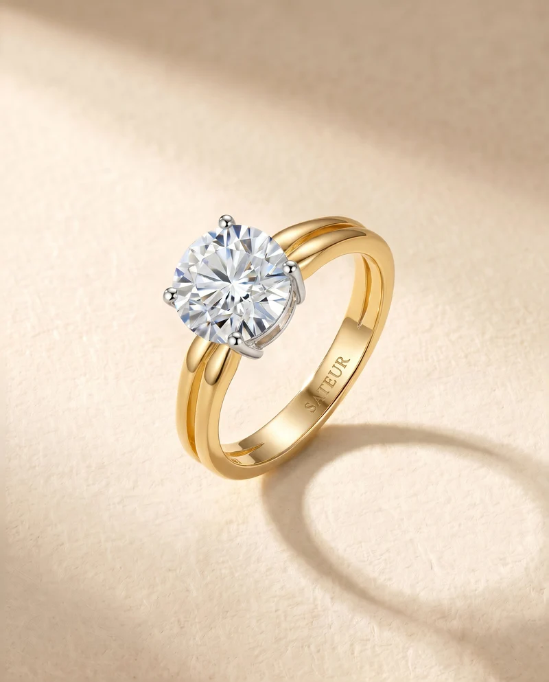 Satéur Deux Âmes Diamond Ring™, 18K Gold