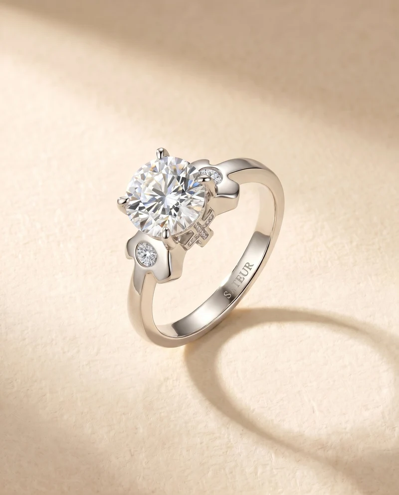 Satéur Last Supper Diamond Ring™, 18K White Gold