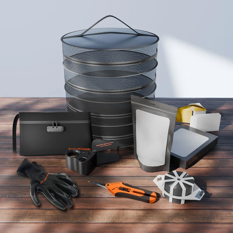 Spider Farmer 9-in-1 Kweekgereedschap Set – Snoeien, Oogsten & Drogen