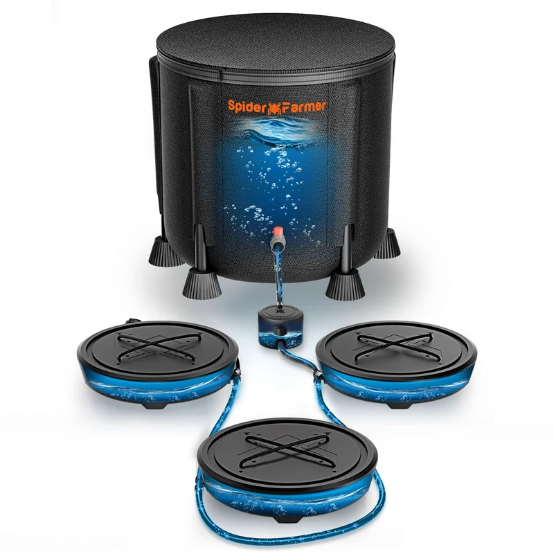 Spider Farmer Self Water Kit 3 – Zelfbewateringssysteem voor 3 Planten met 50L Reservoir