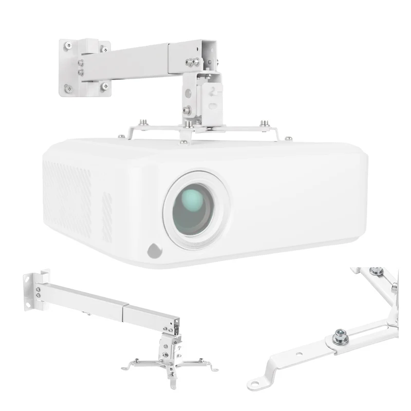 Support / crochet universel pour projecteur Maclean, blanc, jusqu'à 20 kg, MC-206 W